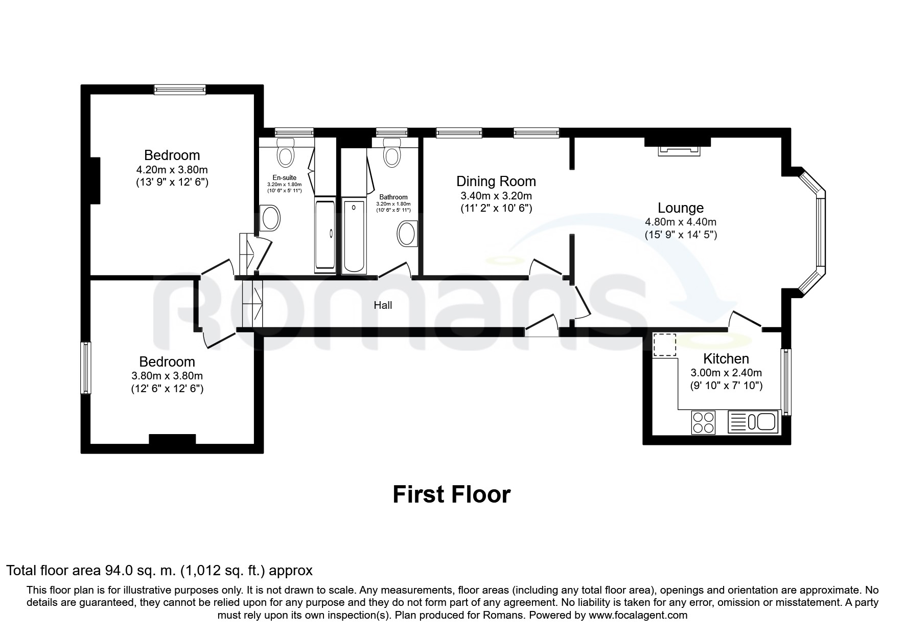 2 Bedrooms Flat to rent in Bath Road, Taplow, Maidenhead SL6