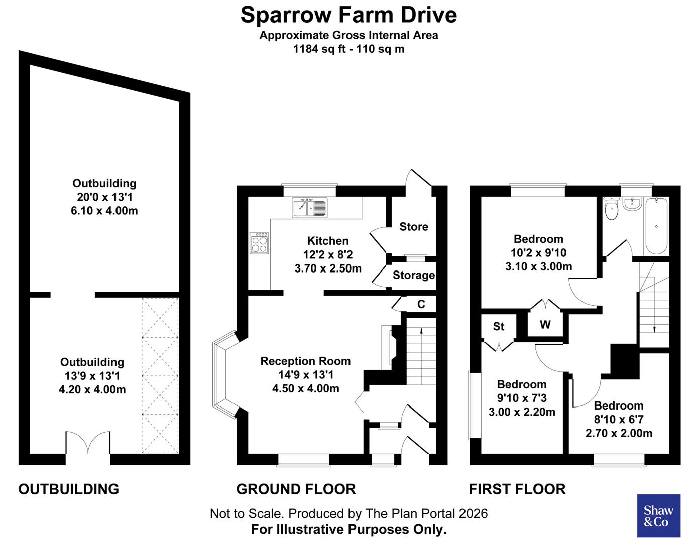 Sparrow Farm Drive, Feltham floorplan