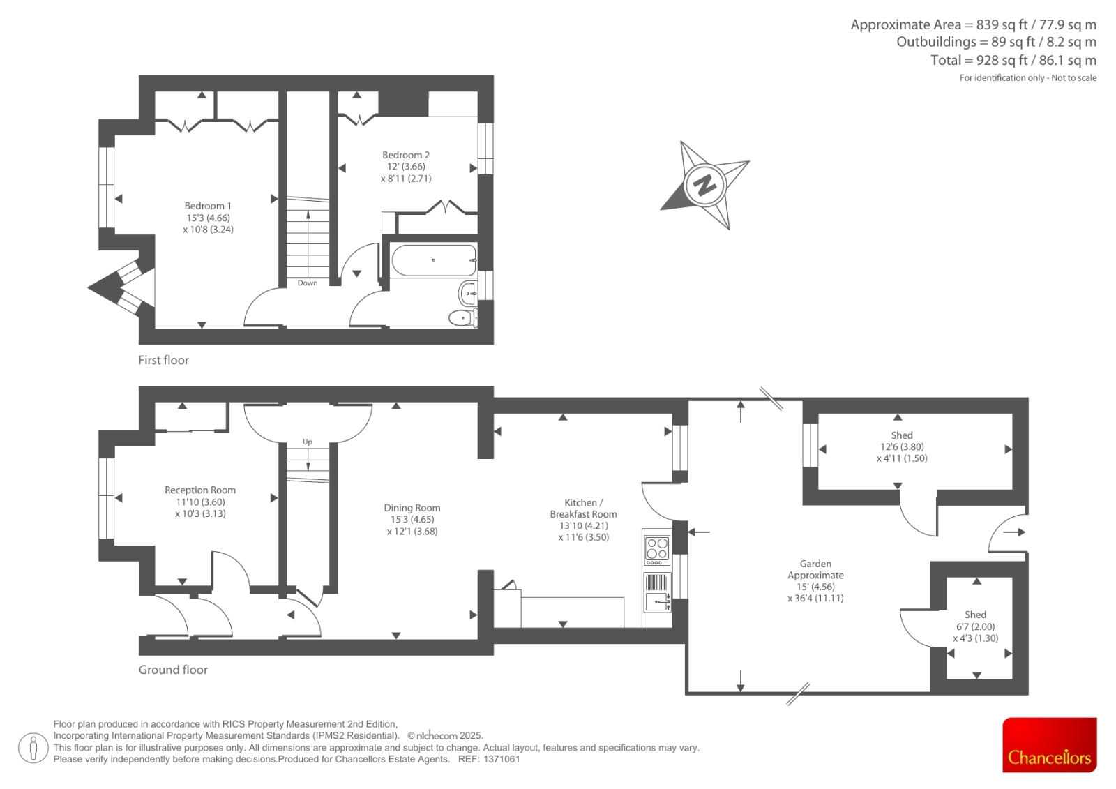 36 HILLVIEW GARDENS, Hillview Gardens, London floorplan
