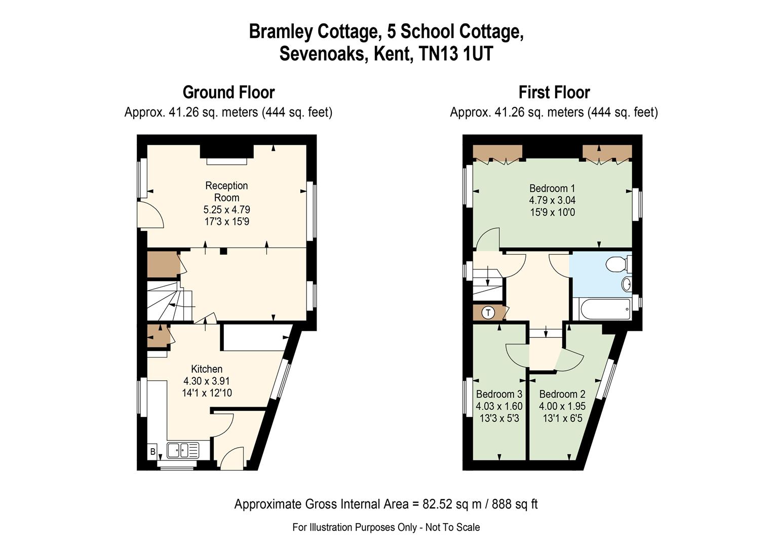 5 School Cottages, School Lane, Sevenoaks floorplan