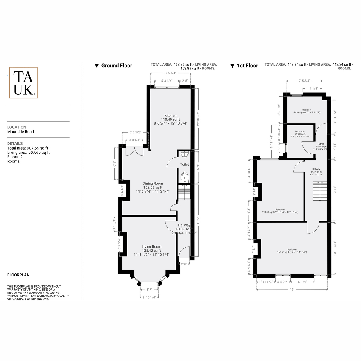 49, Moorside Road, Stockport floorplan