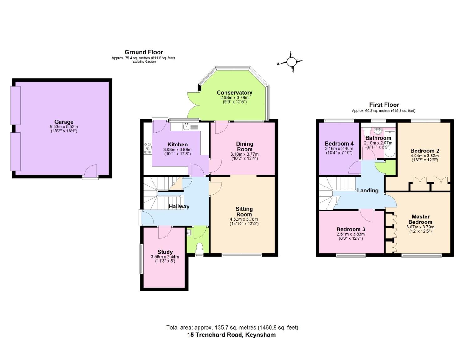 15, Trenchard Road, Bristol floorplan