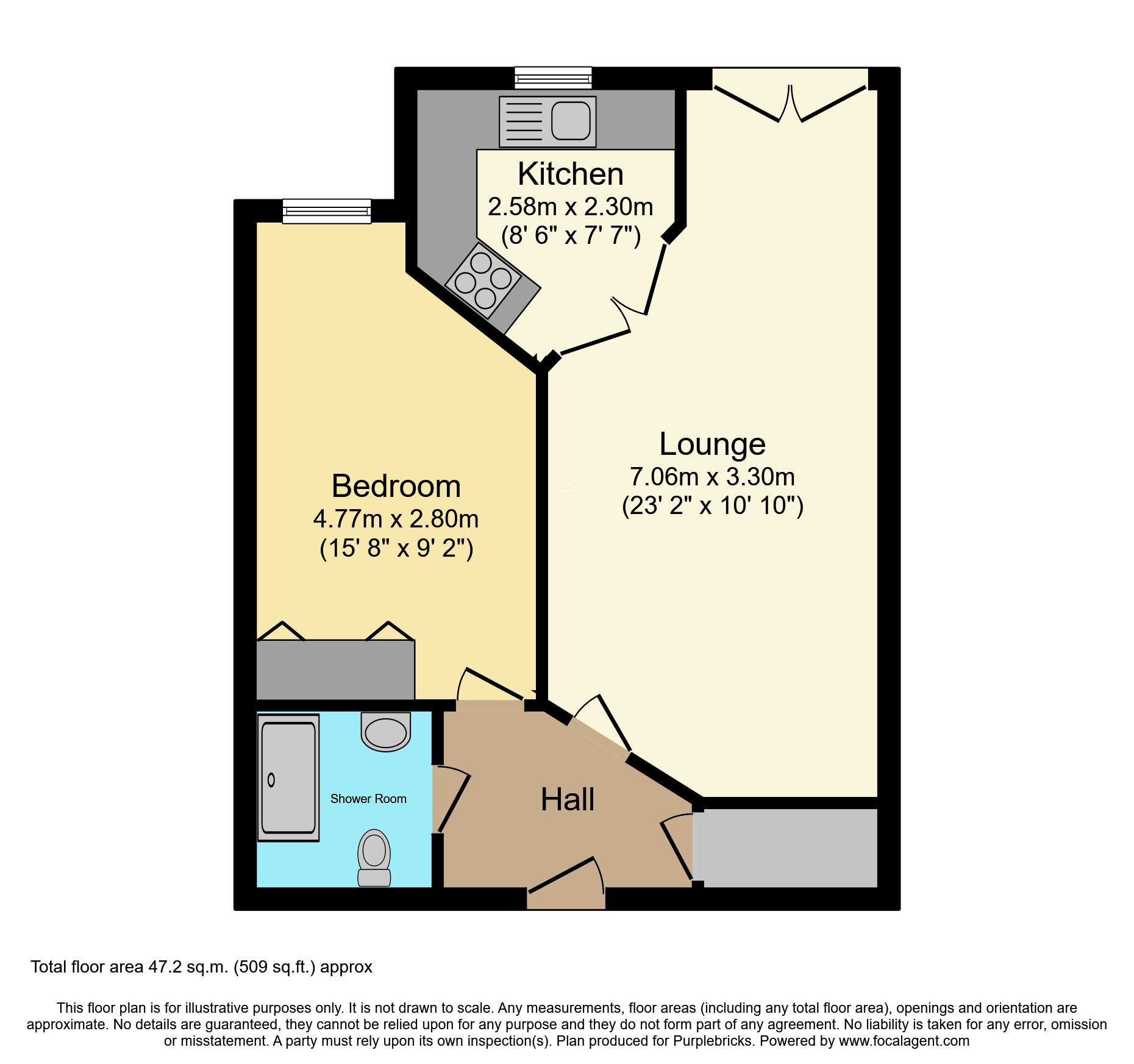 Flat 36/Bartholomew Court, Bradshaw Lane, Warrington floorplan