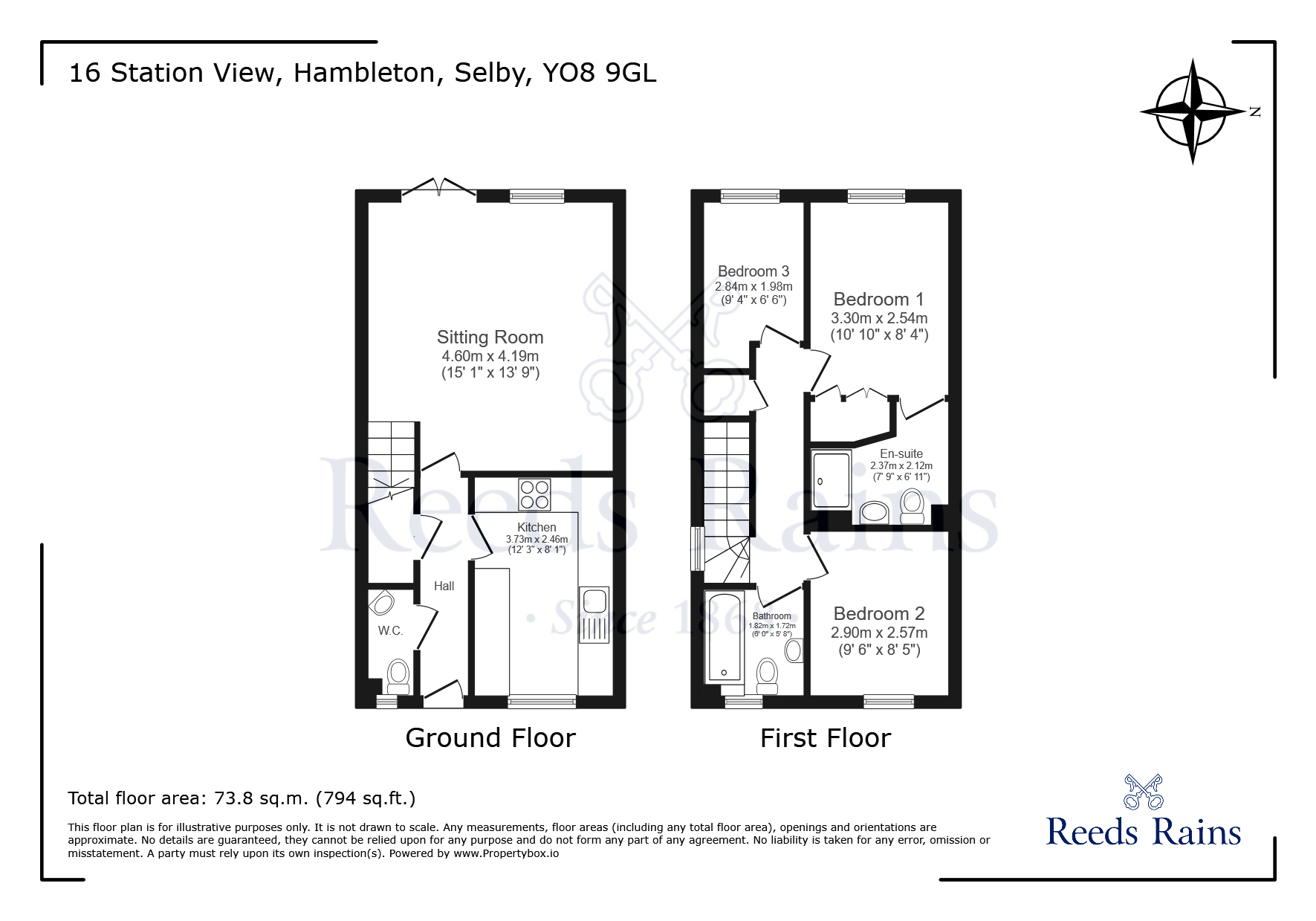 16, Station View, Selby floorplan