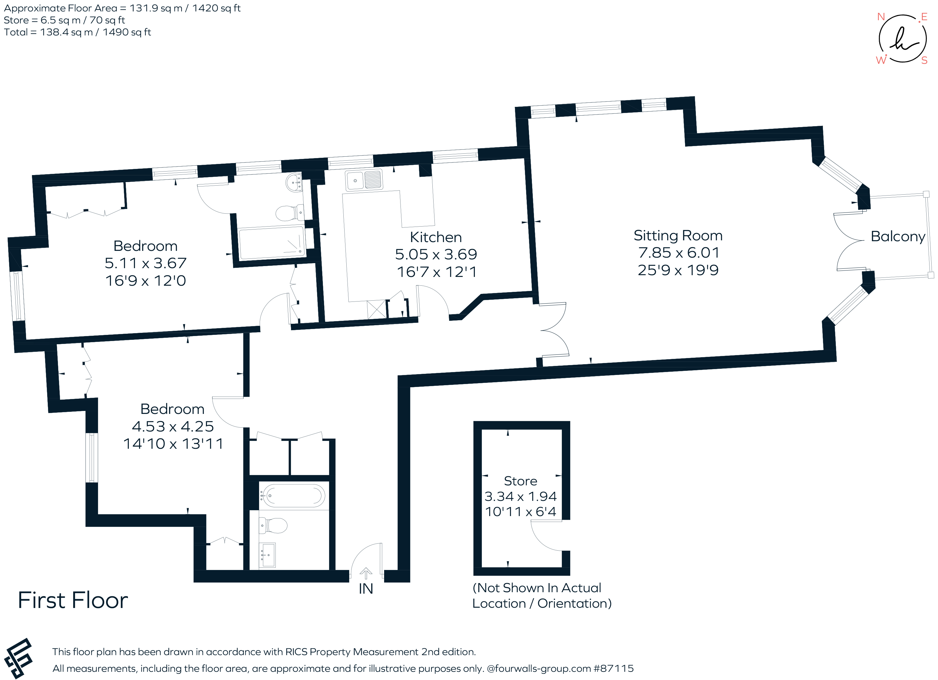 4 Evergreen, Cross Road, Ascot floorplan