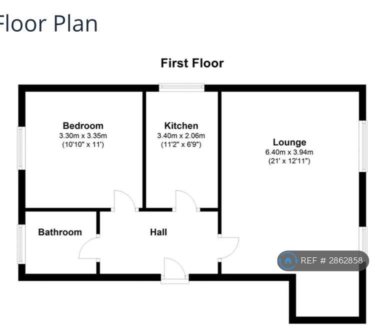 Flat, Ashwood Avenue Ashwood Court, Rainham floorplan