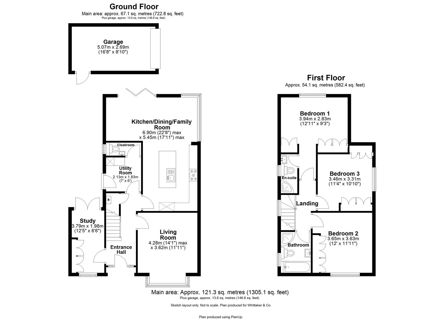 116, Westfield Road, Harpenden floorplan