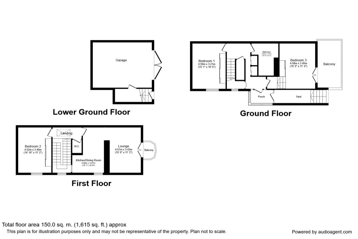 3 Bedrooms  to rent in East Cliff, Preston PR1