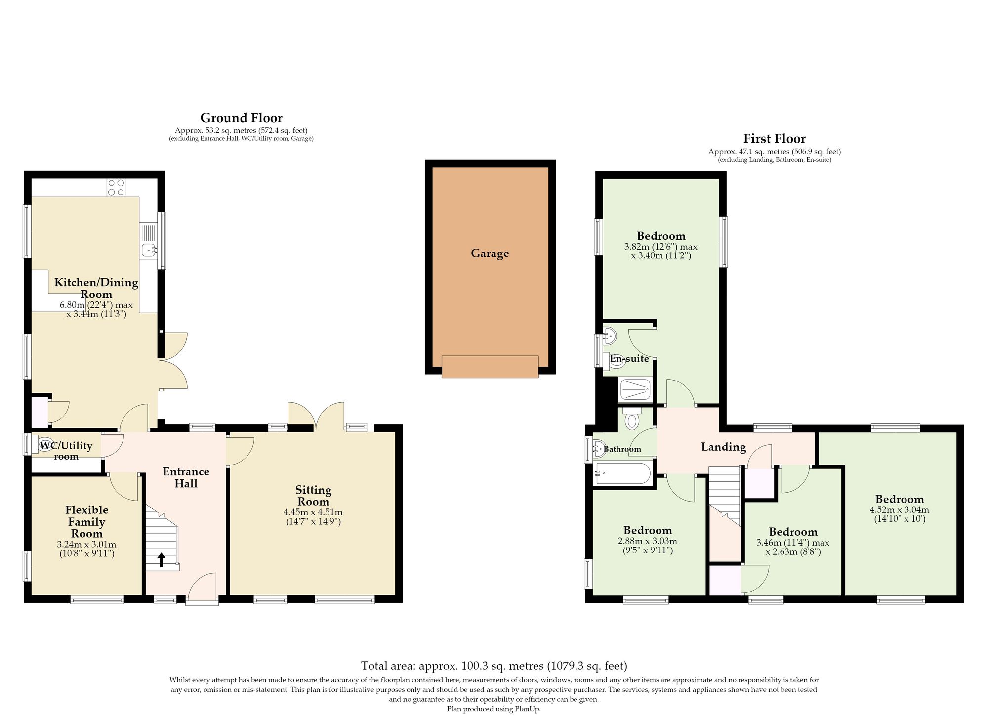 26 Brett Drive, Stowmarket floorplan