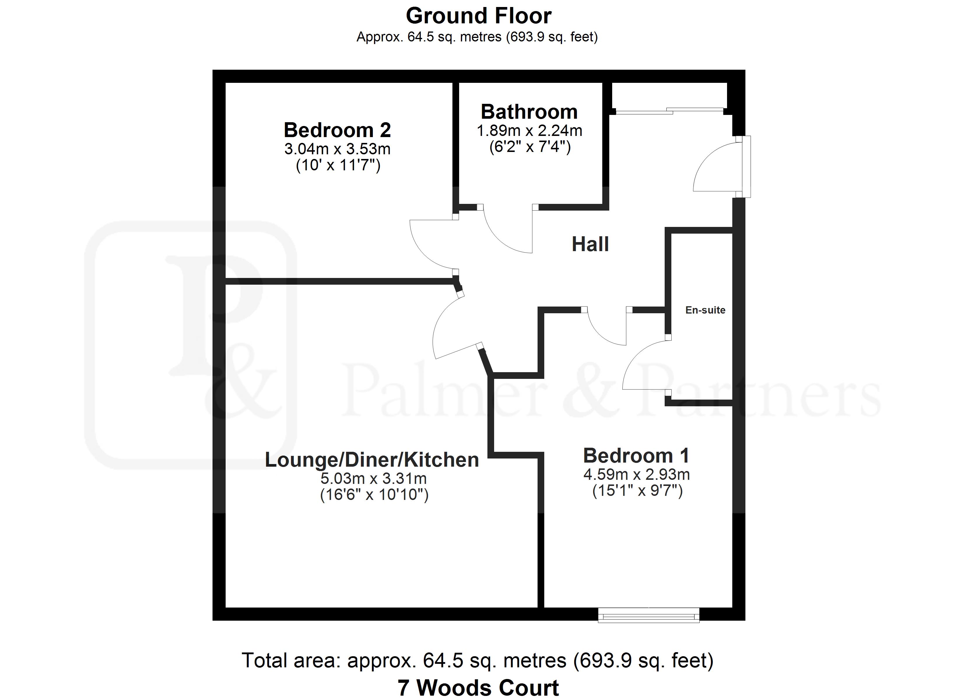7 Woods Court,, Propelair Way, Essex floorplan