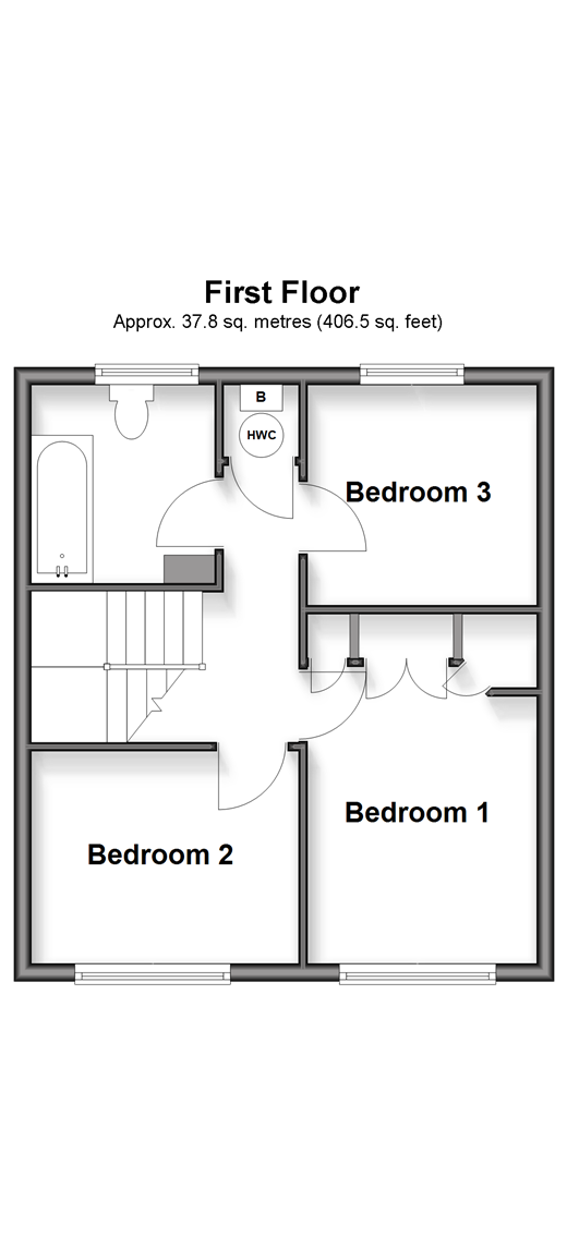 Lucks Way, Marden floorplan