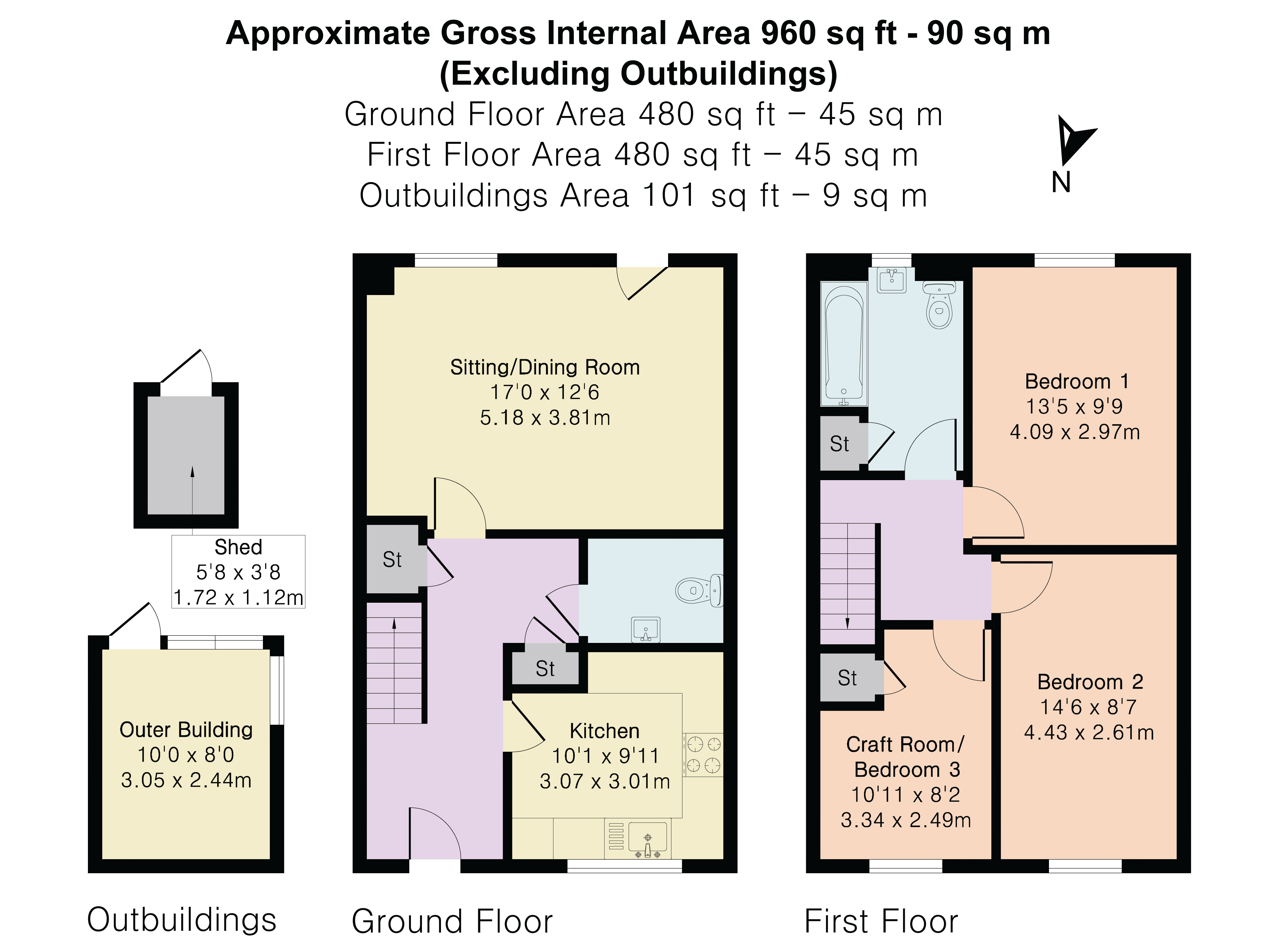 32, Lennon Way, Stoke Mandeville floorplan