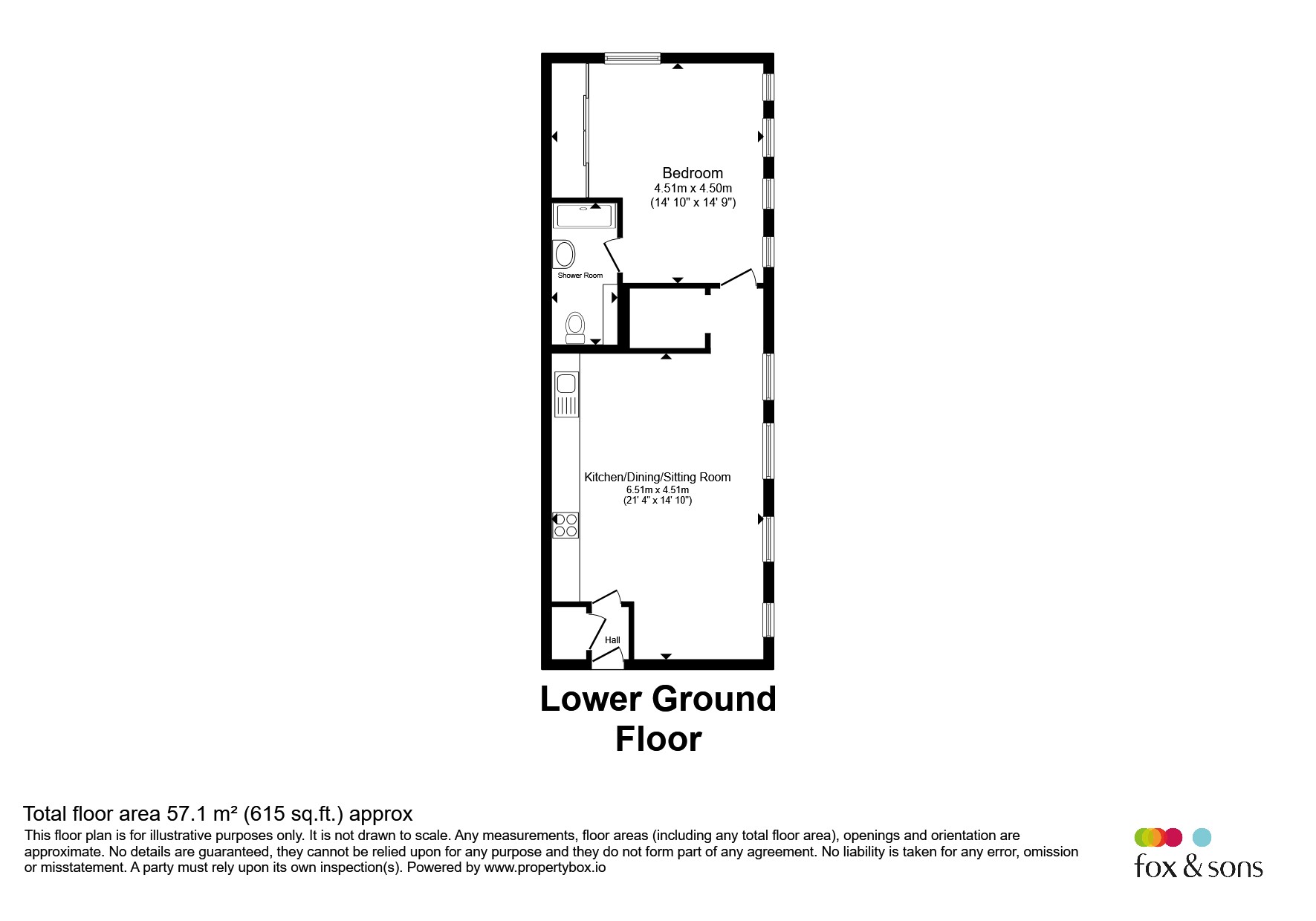 Flat 1, Link House Elmfield, Millbrook Road East, Southampton floorplan