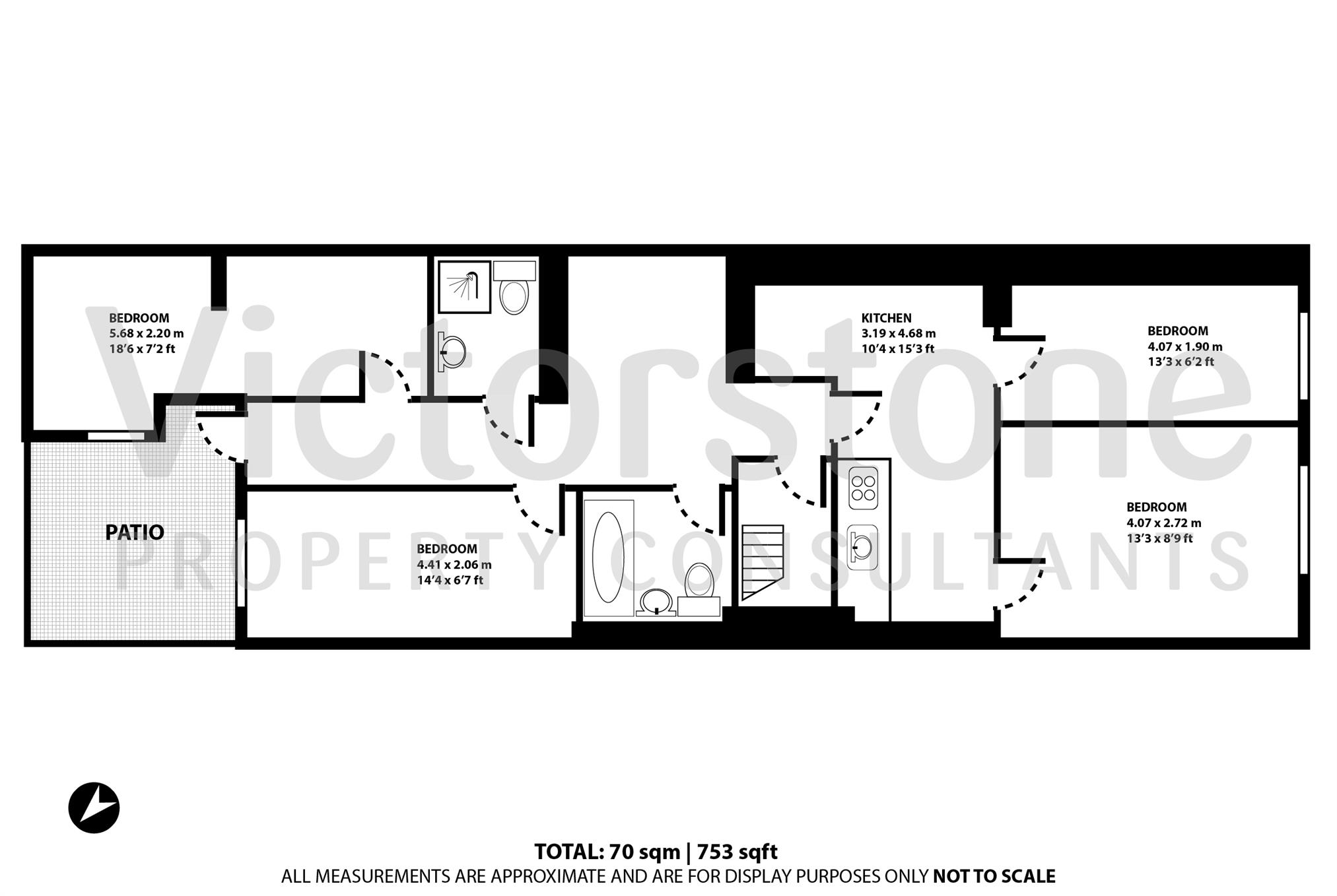 4 Bedrooms Flat to rent in North Gower Street London, Euston NW1