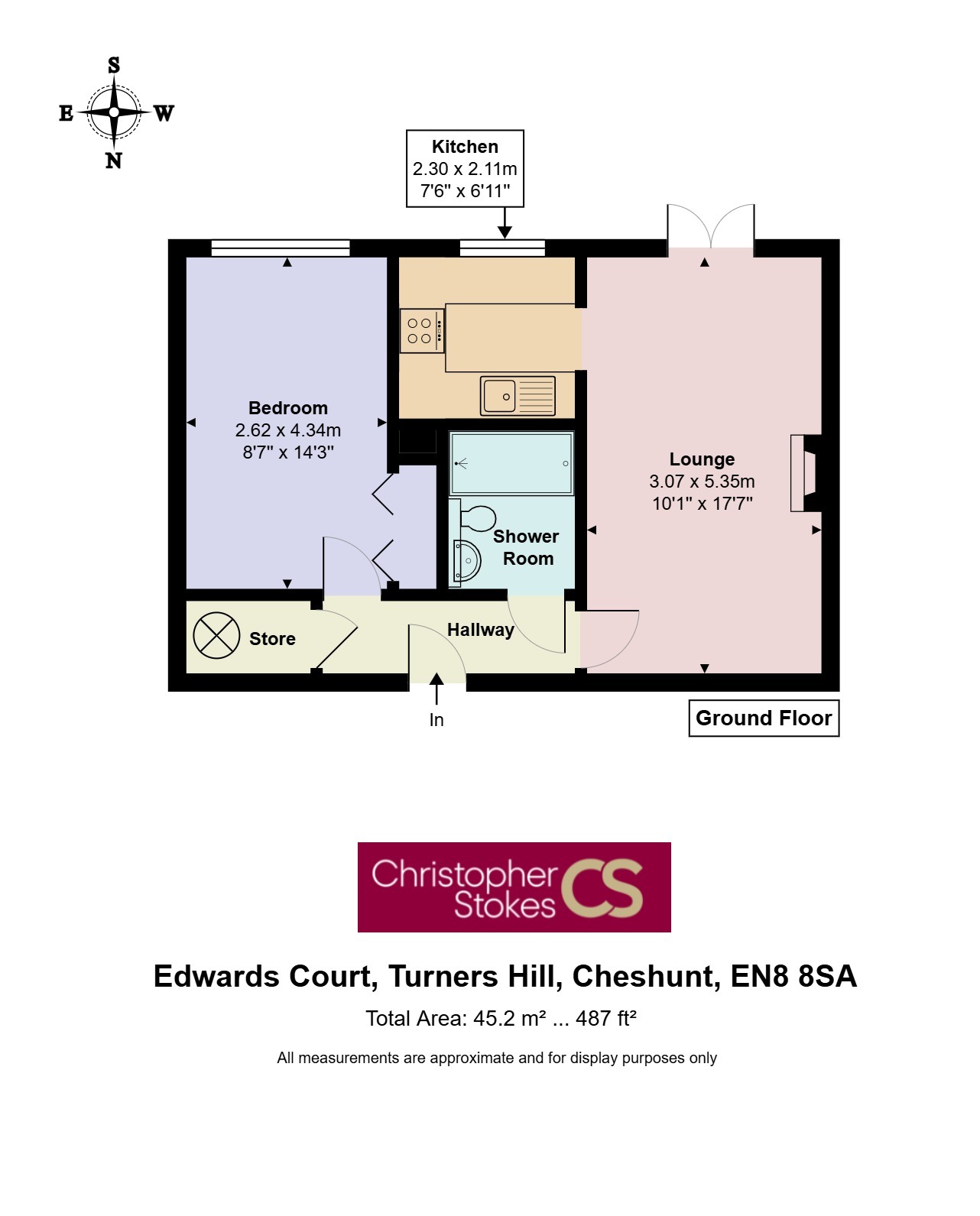 Flat 8, Edwards Court, Hertfordshire floorplan