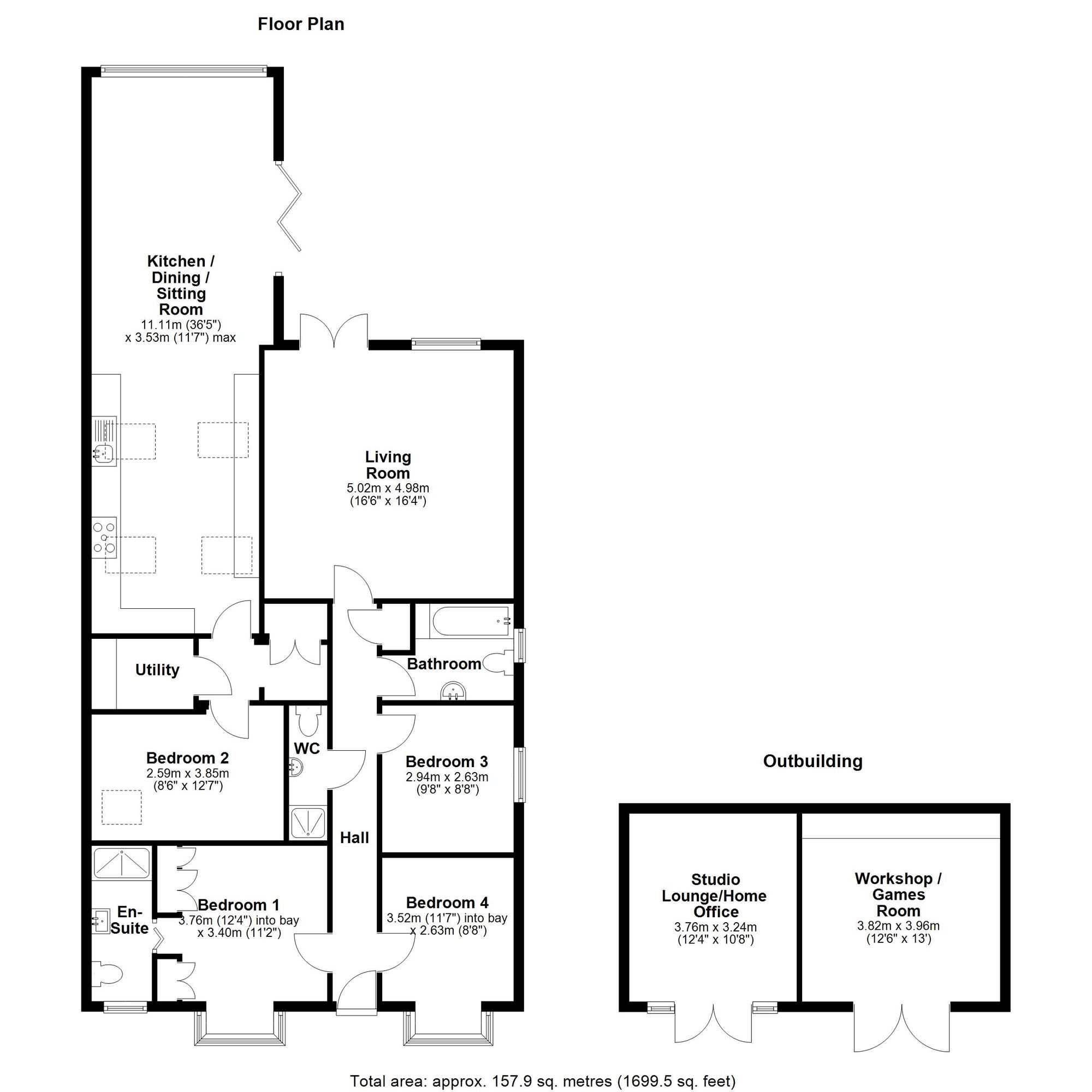 12 Fen Road, Cambridge floorplan