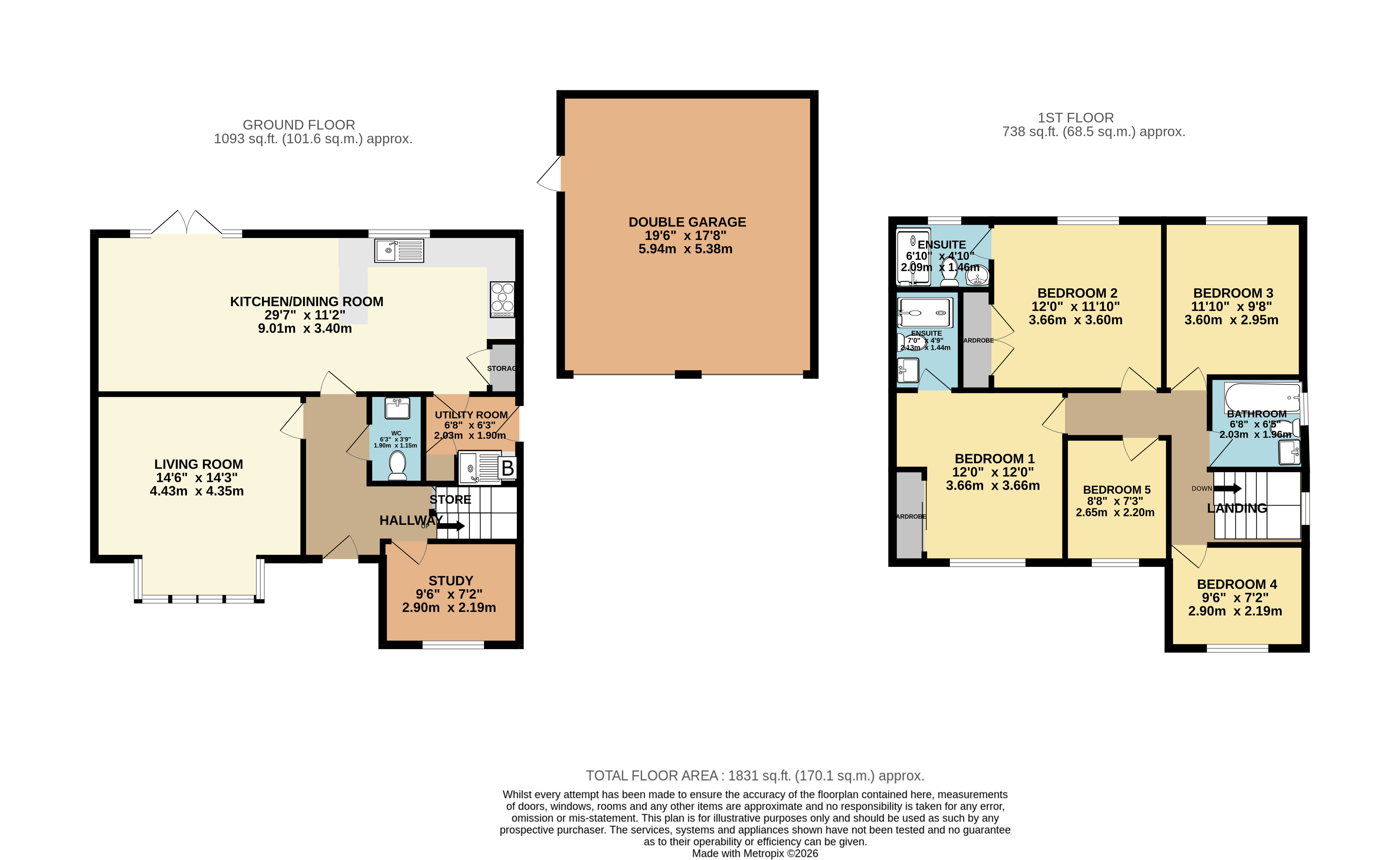10, Longdon Crescent, Banbury floorplan