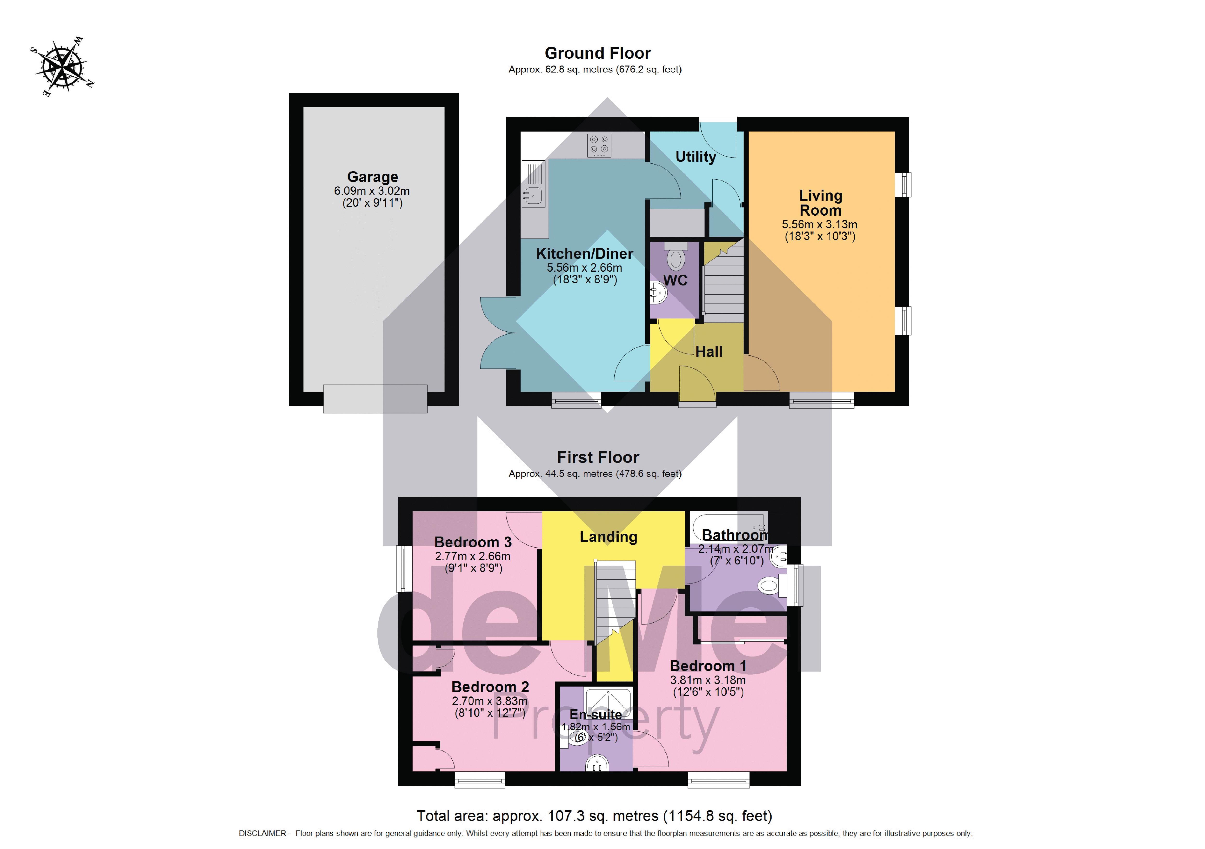 11, Ashton Crescent, Tewkesbury floorplan