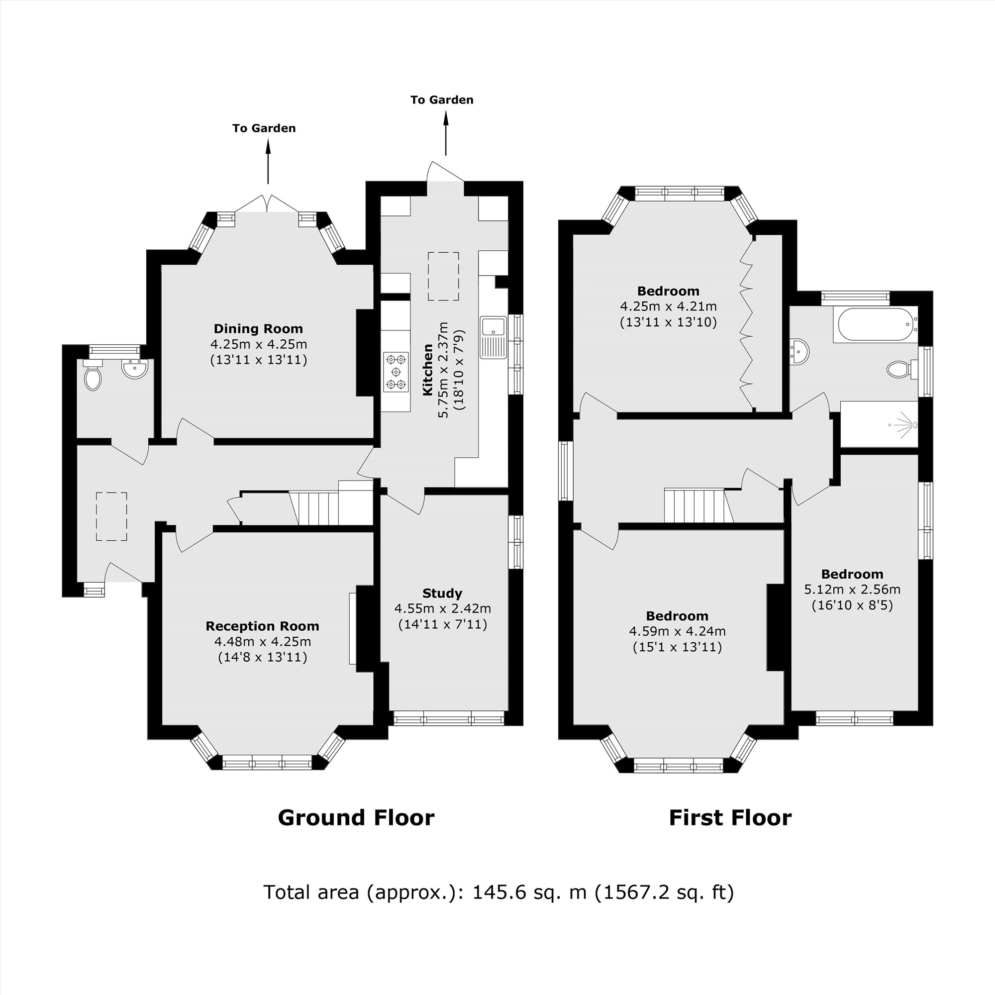 34, Gibsons Hill, London floorplan