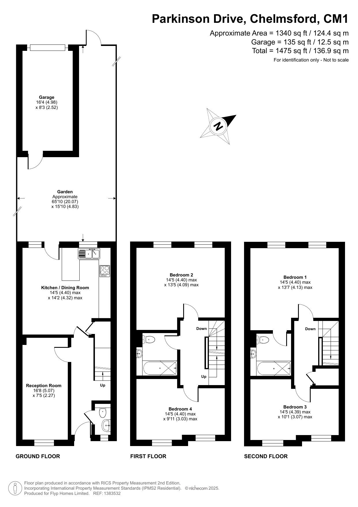 151, Parkinson Drive, Chelmsford floorplan