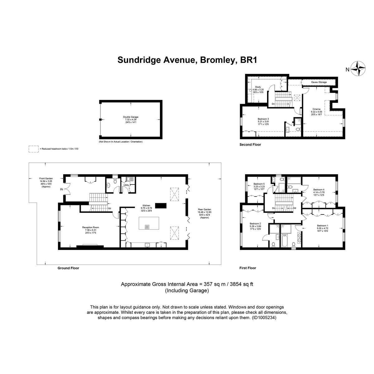 Sundridge Avenue, Bromley BR1, 5 bedroom detached house for sale