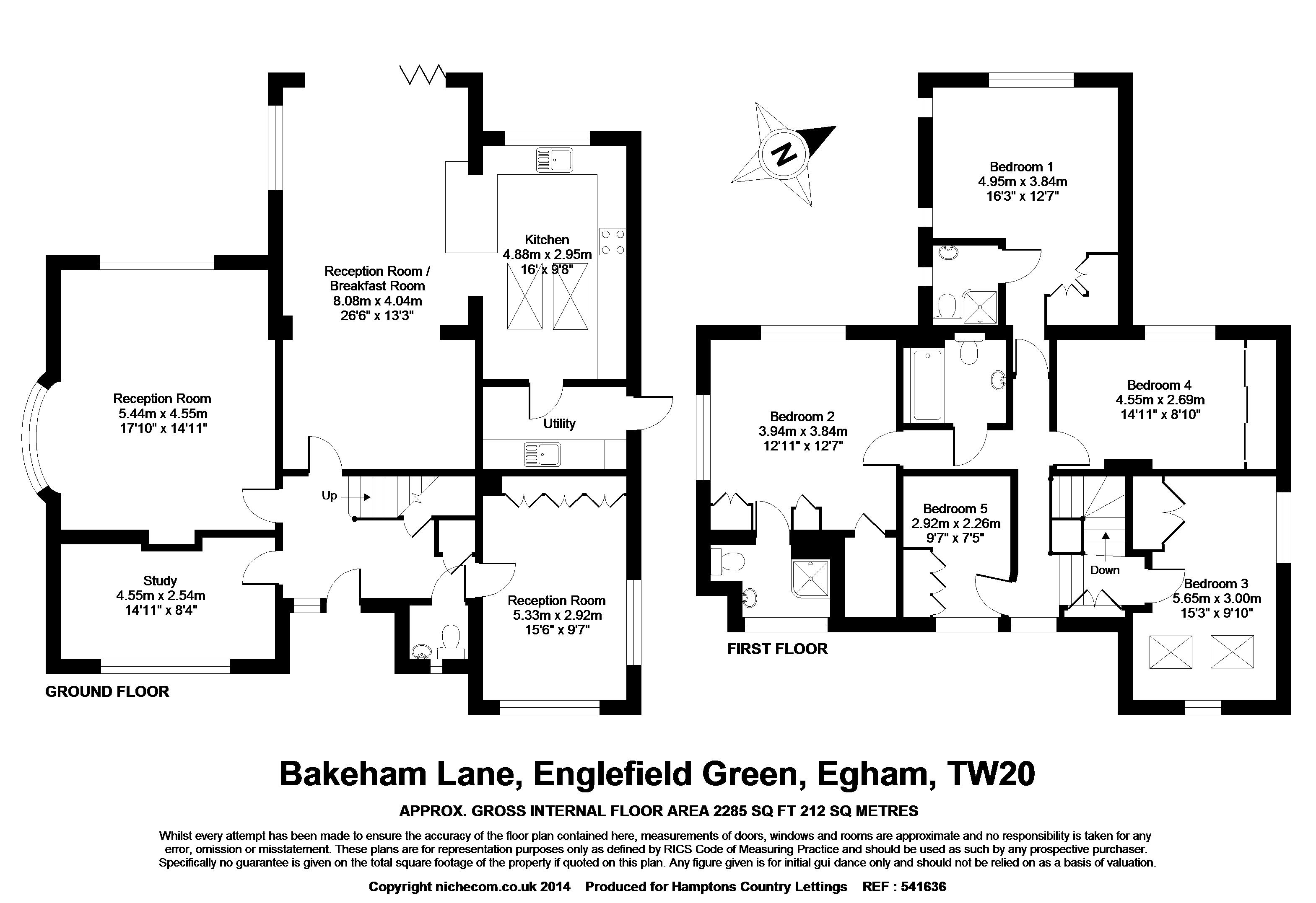 5 Bedrooms Detached house to rent in Bakeham Lane, Englefield Green, Egham TW20