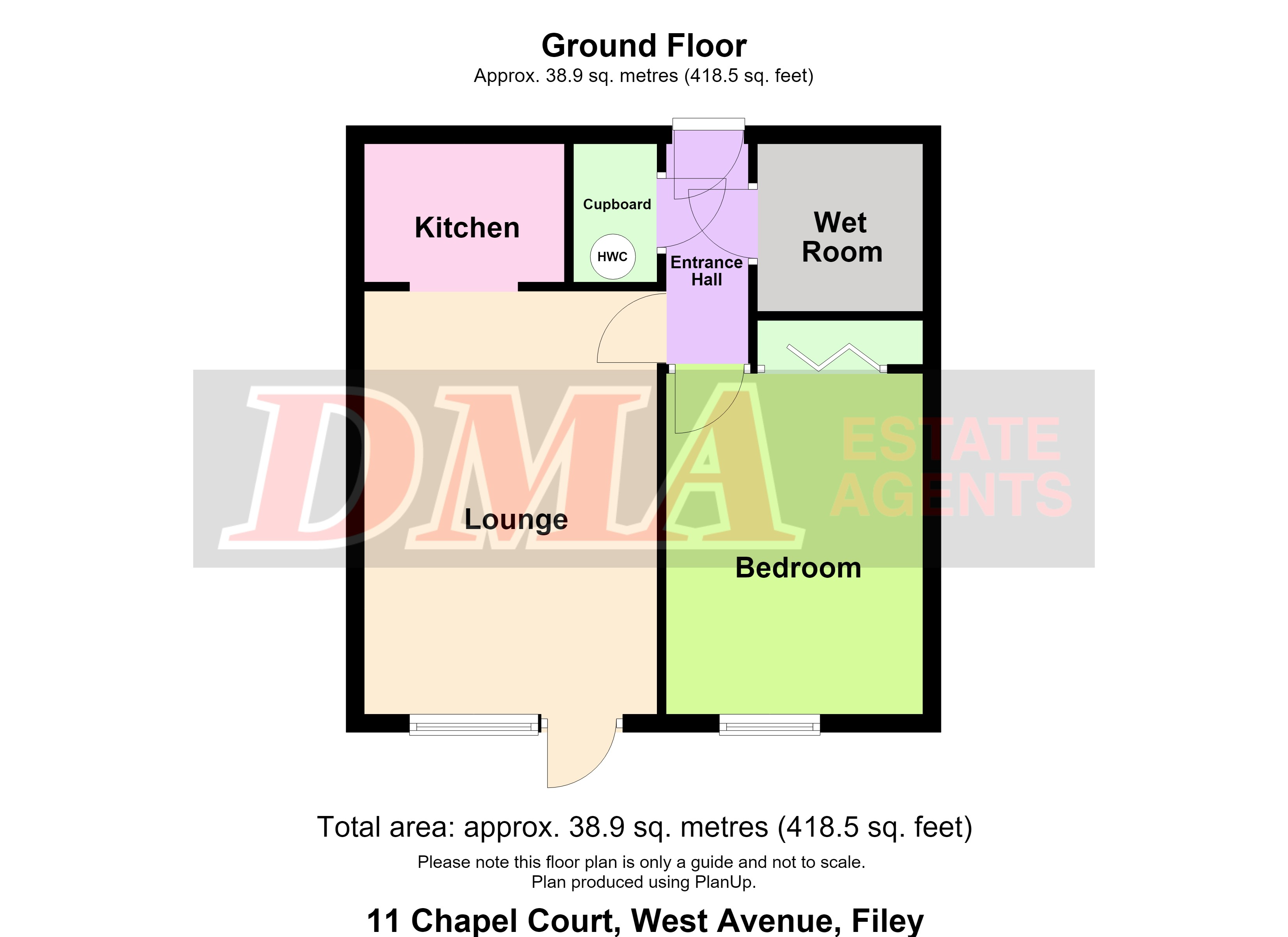11, West Avenue, Filey floorplan