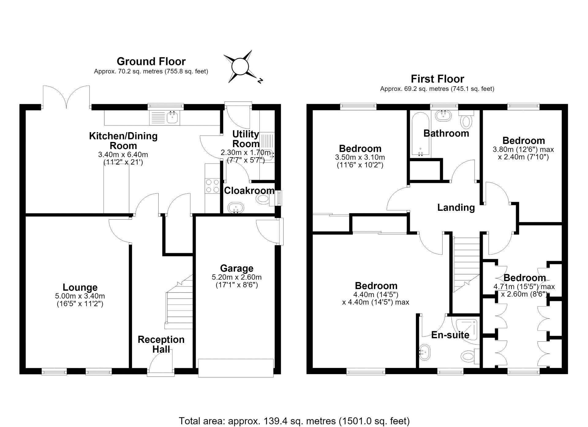 45, Mollett Drive, Telford floorplan