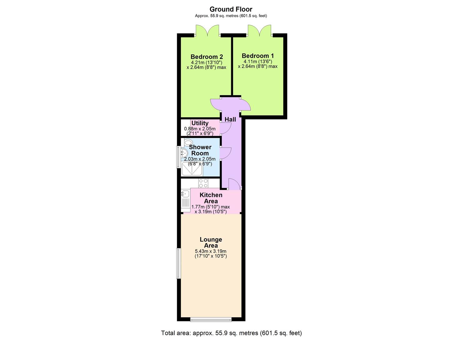 2 Bedrooms Flat for sale in Fox Road, West Bridgford, Nottingham NG2
