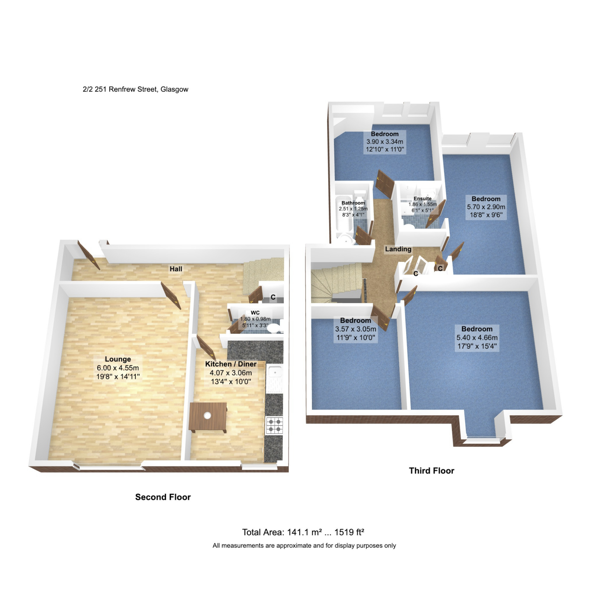 2/2 251 Renfrew Street, Garnethill, Glasgow floorplan