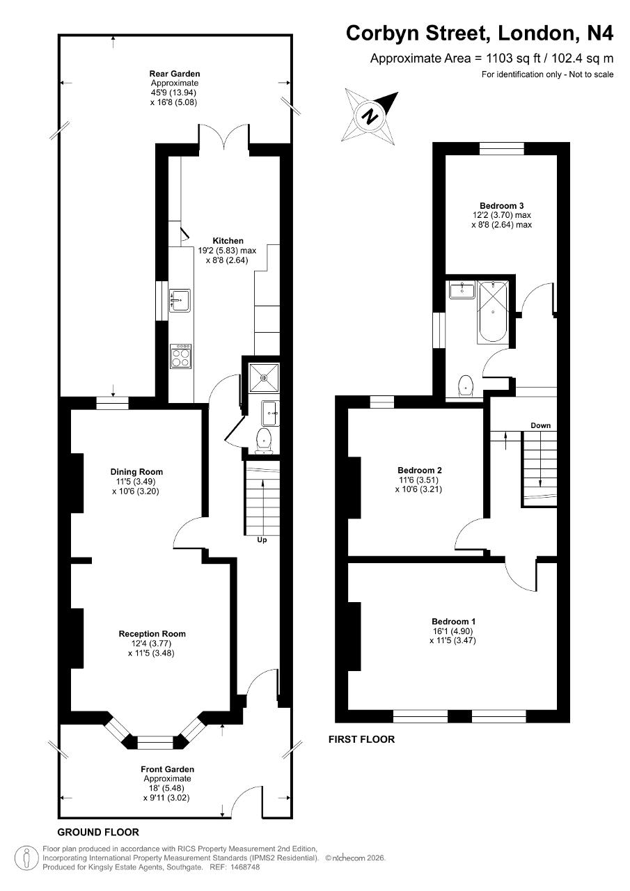 12, Corbyn Street, London floorplan