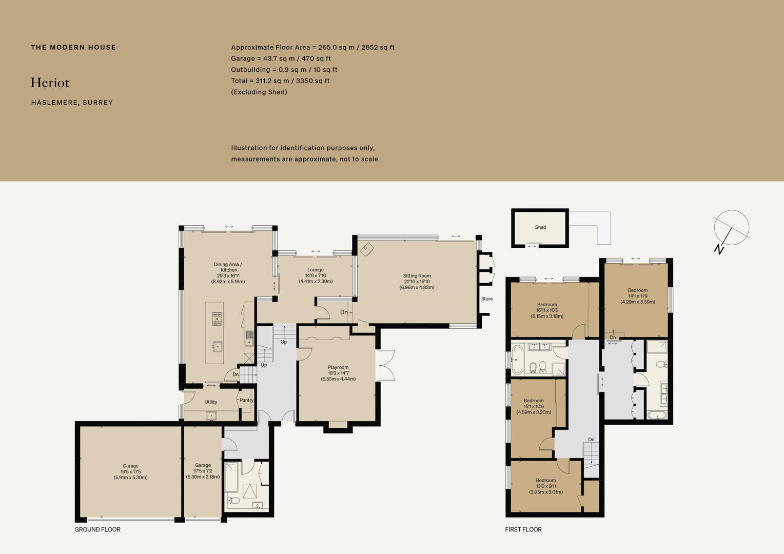 Heriot, Three Gates Lane, Haslemere floorplan