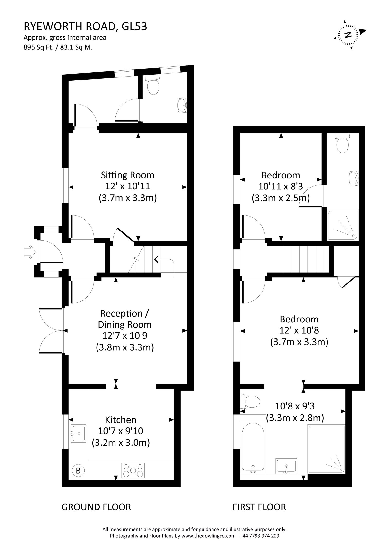 Chapel Cottage, 71 Ryeworth Road, Cheltenham floorplan