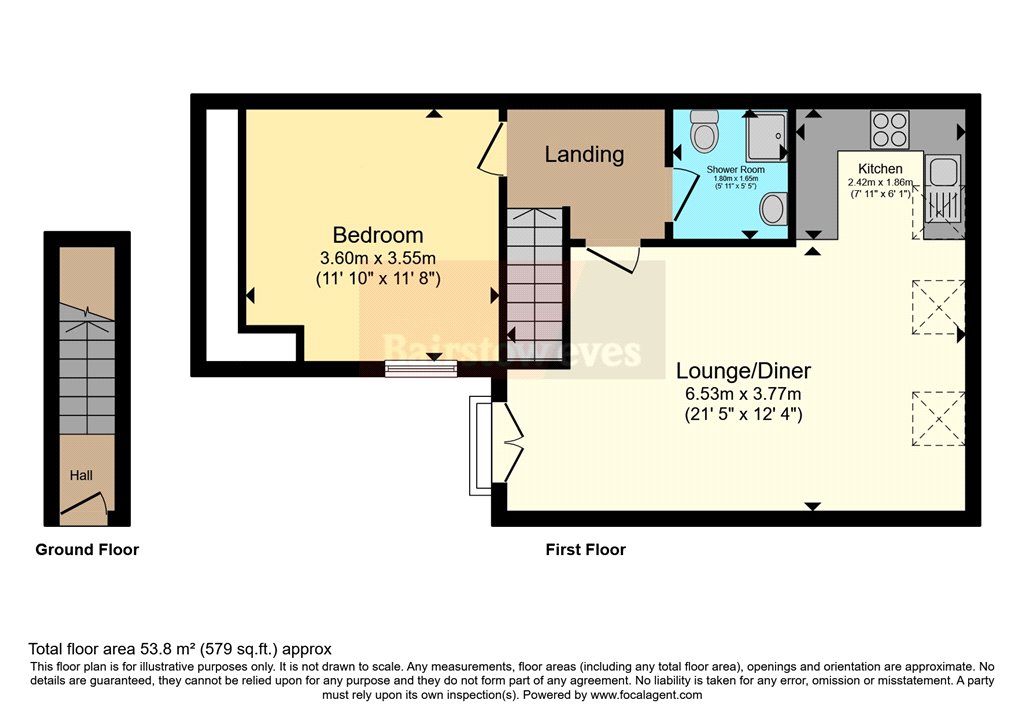 33A,, Cranleigh Close, South Croydon floorplan