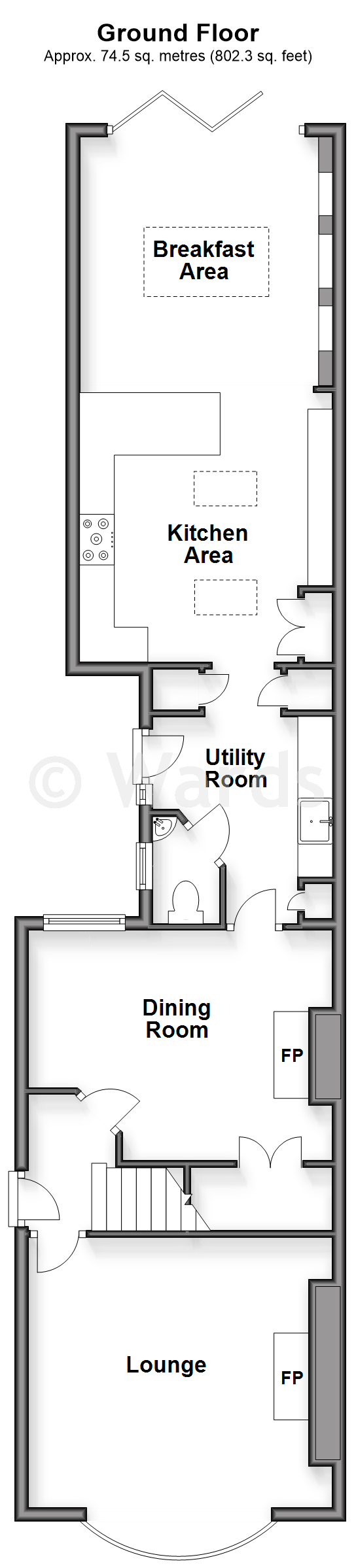 47, Station Road, Headcorn floorplan