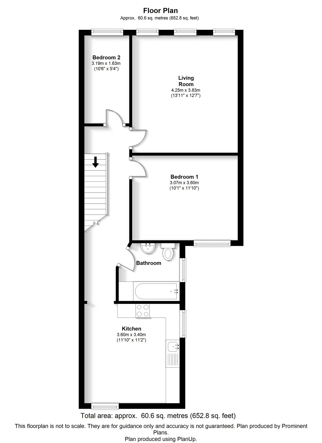 2 Bedrooms Flat to rent in Brookbank Road, London SE13