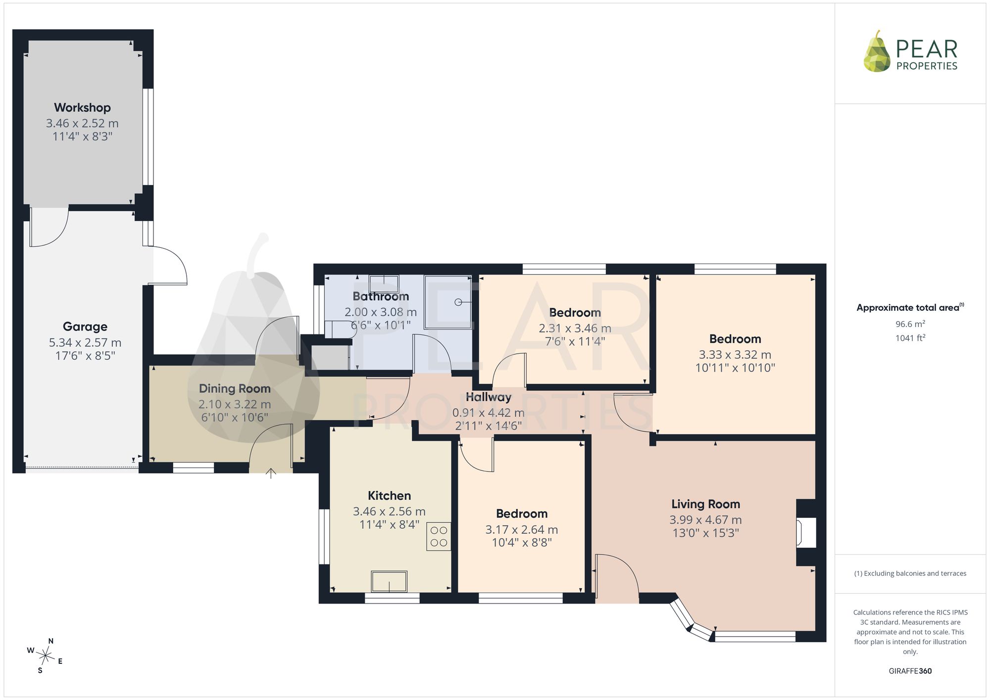 9 Halsbury Close, Worthing floorplan