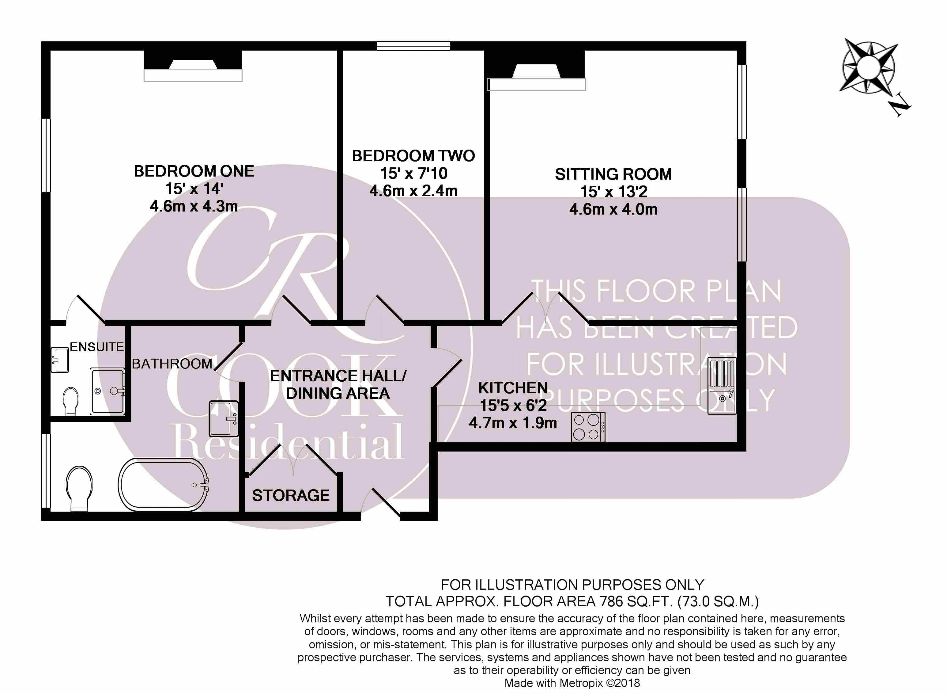 2 Bedrooms Flat for sale in Eldorado Road, Cheltenham GL50