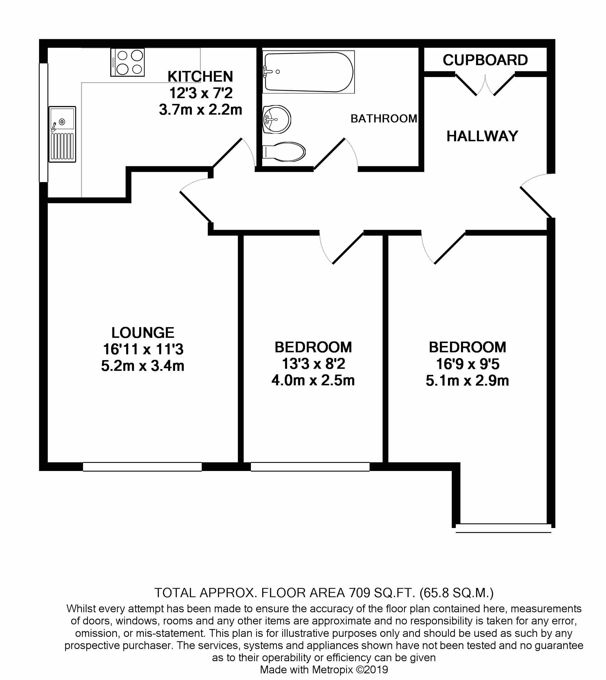 2 Bedrooms Flat for sale in Warwick Court, 110 Godstone Road, Kenley CR8