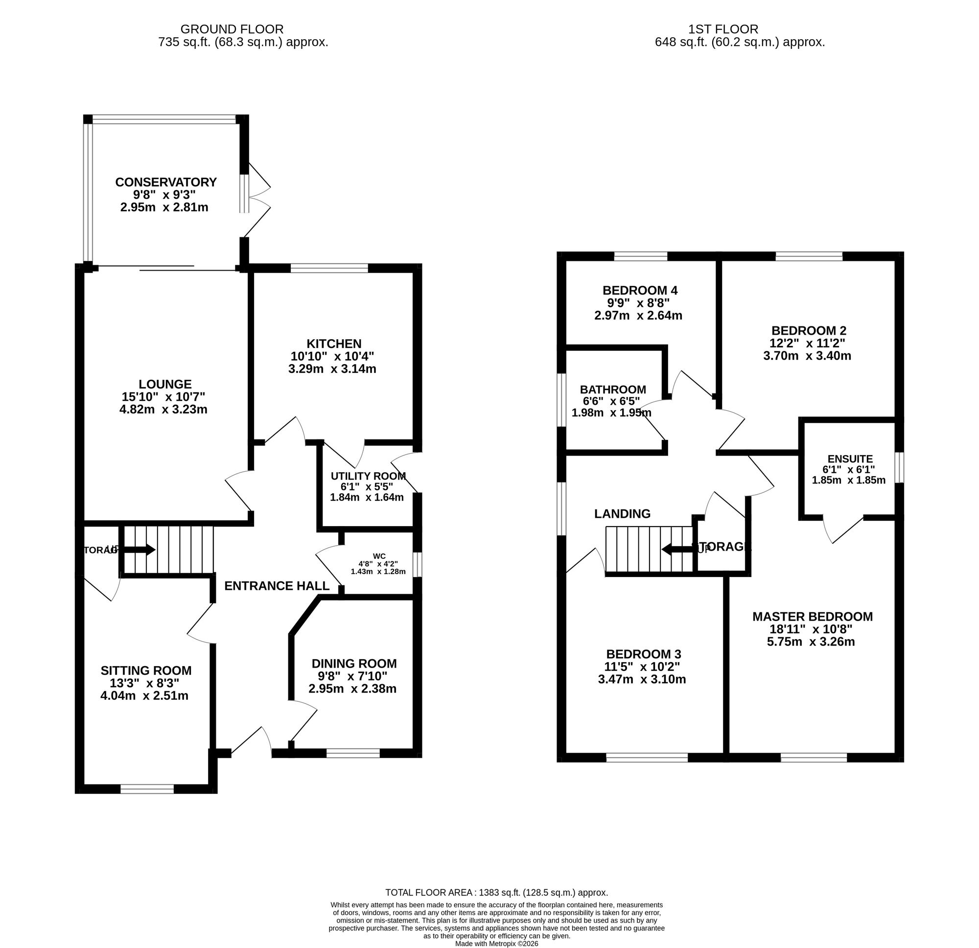 2 Eaton Road, Market Drayton floorplan