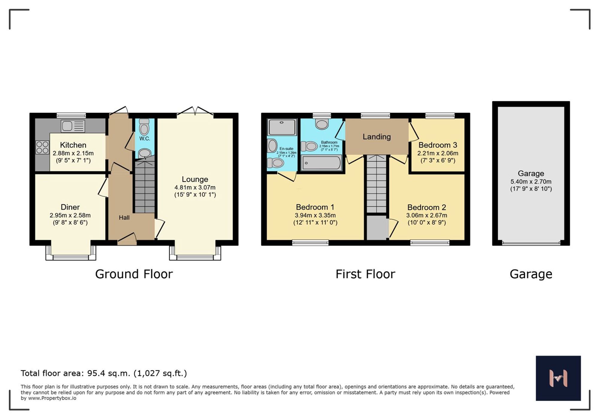 82 Tuffleys Way, Leicester floorplan