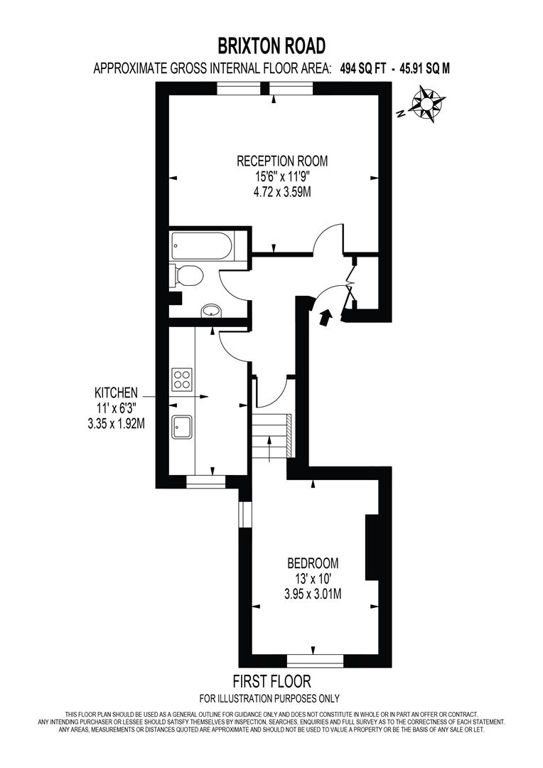 4 Brixton Road, London floorplan