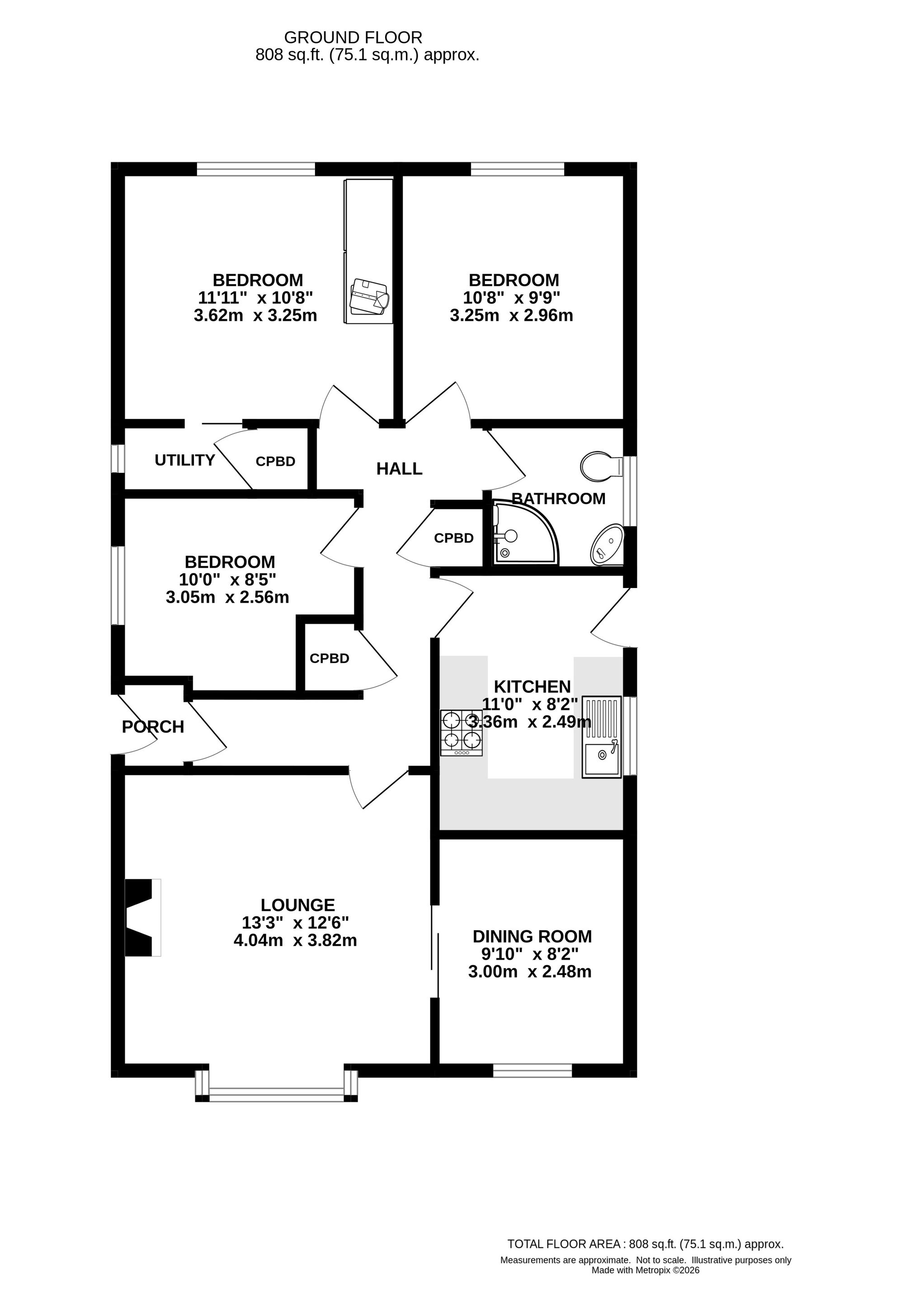 68 Warmbrook Road, High Peak floorplan