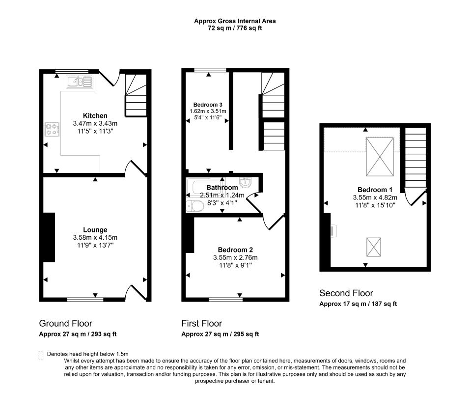 140, Bradford Street, Bolton floorplan