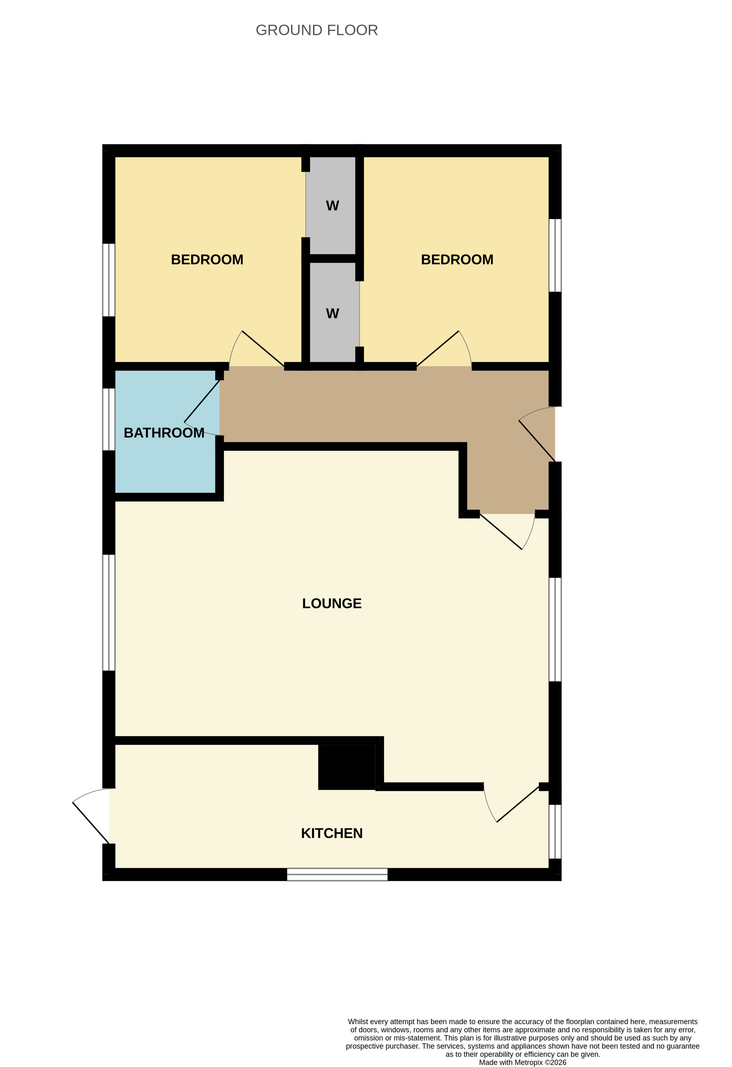 1 Woodside Cottage, Ruthvenfield, Perth floorplan