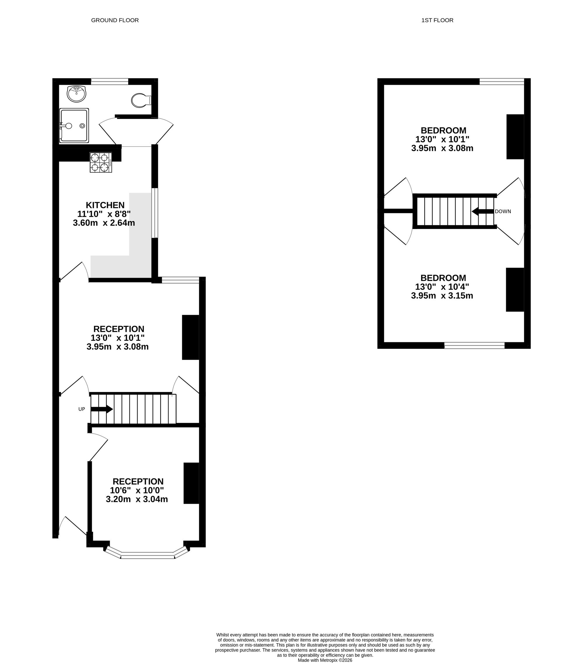 11 Whitworth Road, Portsmouth floorplan
