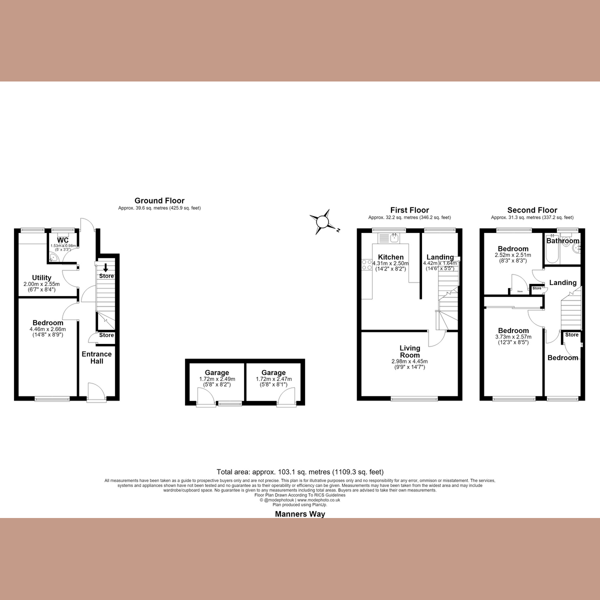 191, Manners Way, Southend-on-sea floorplan