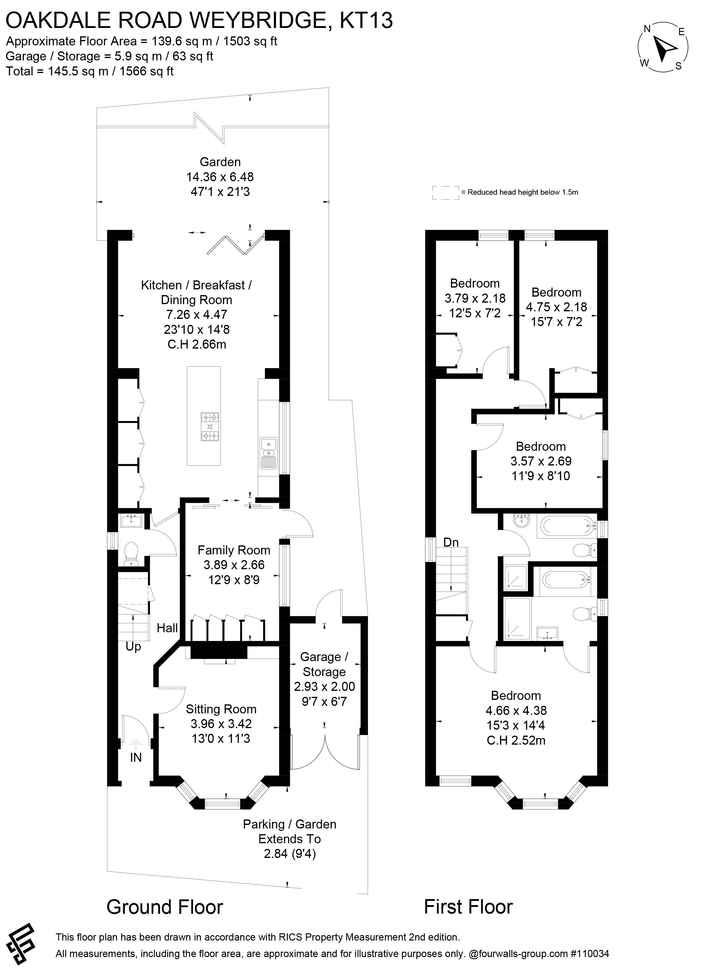 22, Oakdale Road, Surrey floorplan