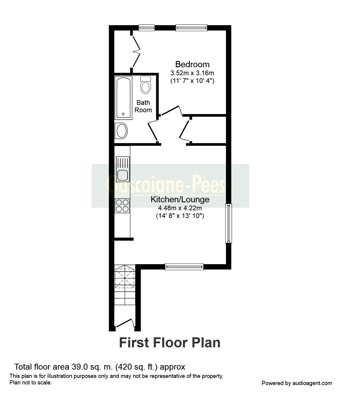 1 Bedrooms Flat to rent in Scotts Corner The Harrow Way, Basingstoke RG22