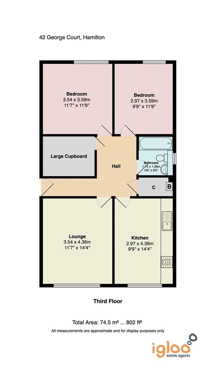 George Court, Hamilton floorplan